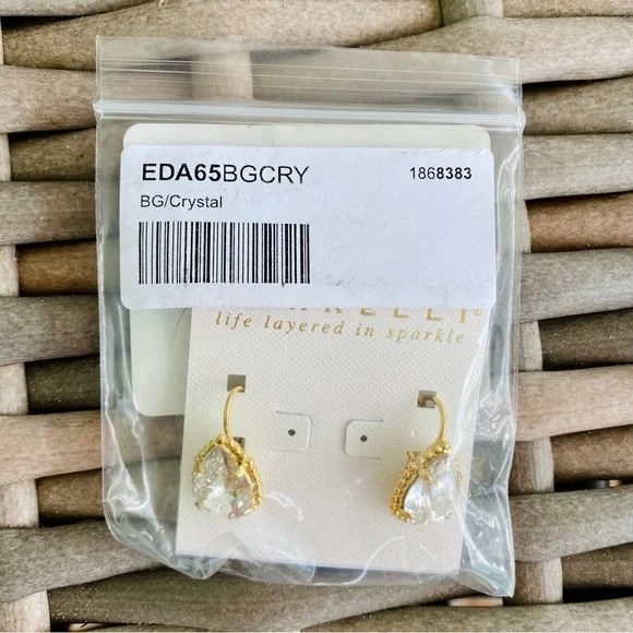 Sorrelli Pear Cut Dangle Earrings NWT - Picture 4 of 16